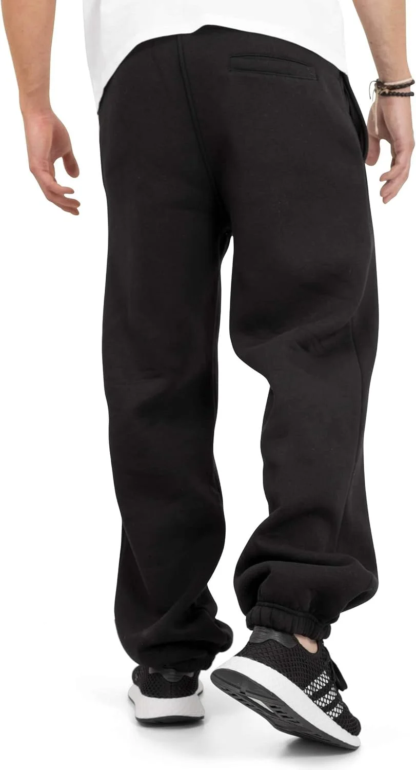 شلوار جاگر مردانه و زنانه مشکی I شلوار جاگر گرم و نرم با برش گشاد و ۷۰% پنبه I شلوار راحتی نرم و لطیف