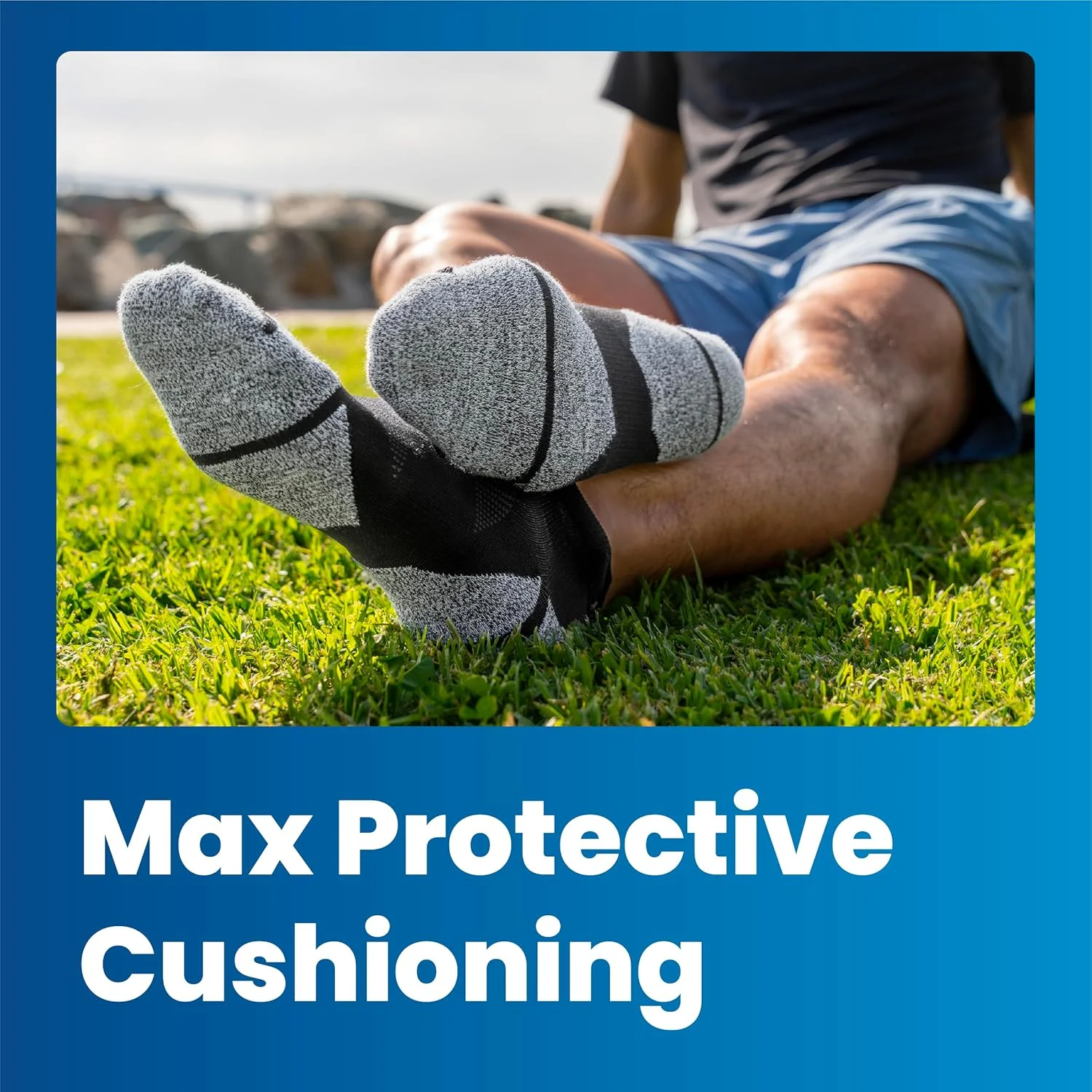 جوراب ساق کوتاه مقاوم در برابر تاول بالگا، مناسب آقایان و بانوان (یک جفت)