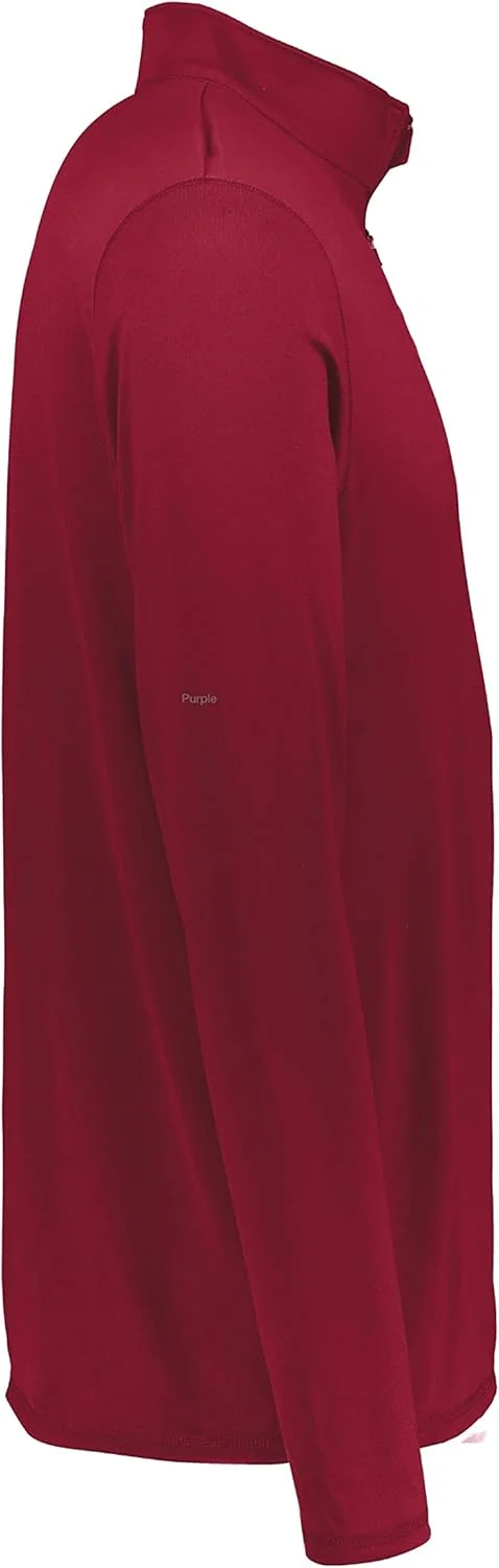 پلیور آستین بلند مردانه آگوستا اسپورتس ویر مدل Attain با بافت سبک و قابلیت جذب رطوبت - مناسب برای عملکرد ورزشی و راحتی