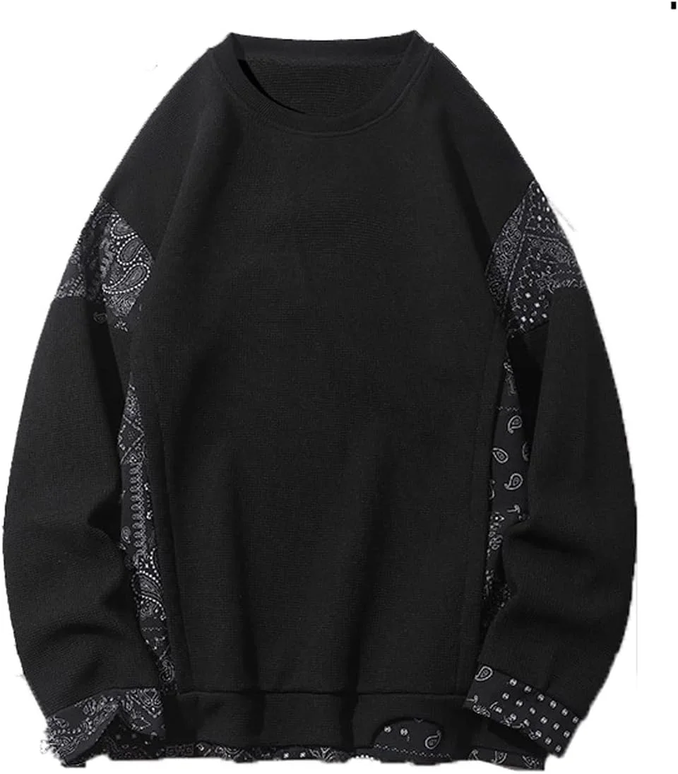 تیشرت ورزشی مردانه آستین بلند، هودی پاییزه مردانه، هودی مردانه غیر رسمی، لباس ورزشی مردانه پولور تکه دوزی (سایز: 5XL) تیشرت ورزشی مردانه آستین بلند، هودی پاییزه مردانه، هودی مردانه غیر رسمی، لباس ورزشی مردانه پولور تکه دوزی (سایز: 5XL)