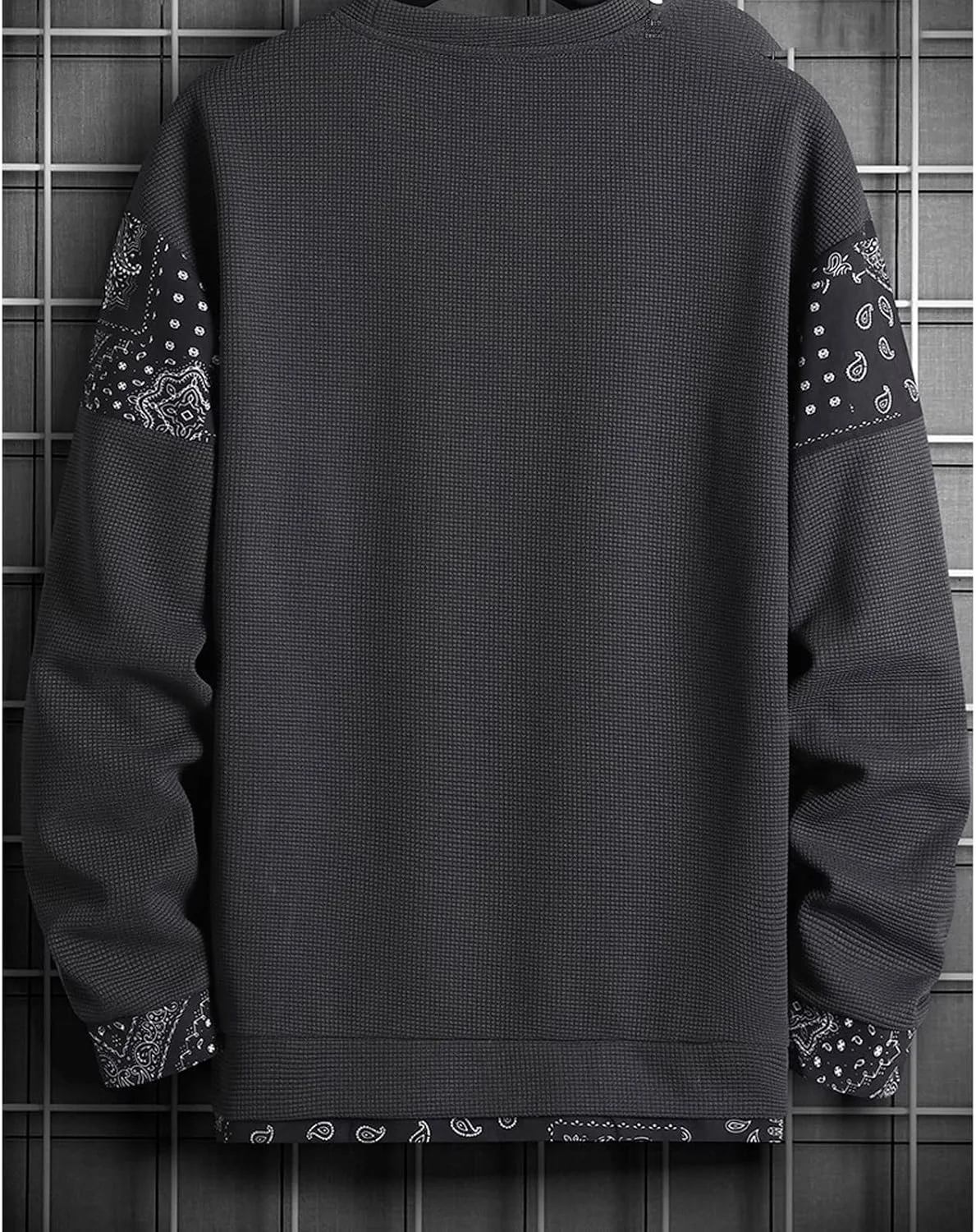 تیشرت ورزشی مردانه آستین بلند، هودی پاییزه مردانه، هودی مردانه غیر رسمی، لباس ورزشی مردانه پولور تکه دوزی (سایز: 5XL) تیشرت ورزشی مردانه آستین بلند، هودی پاییزه مردانه، هودی مردانه غیر رسمی، لباس ورزشی مردانه پولور تکه دوزی (سایز: 5XL)