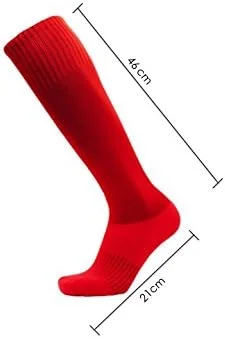 جوراب ساق بلند ورزشی فشاری مناسب آقایان و پسران - مشکی/قرمز/سفید/زرد/سبز