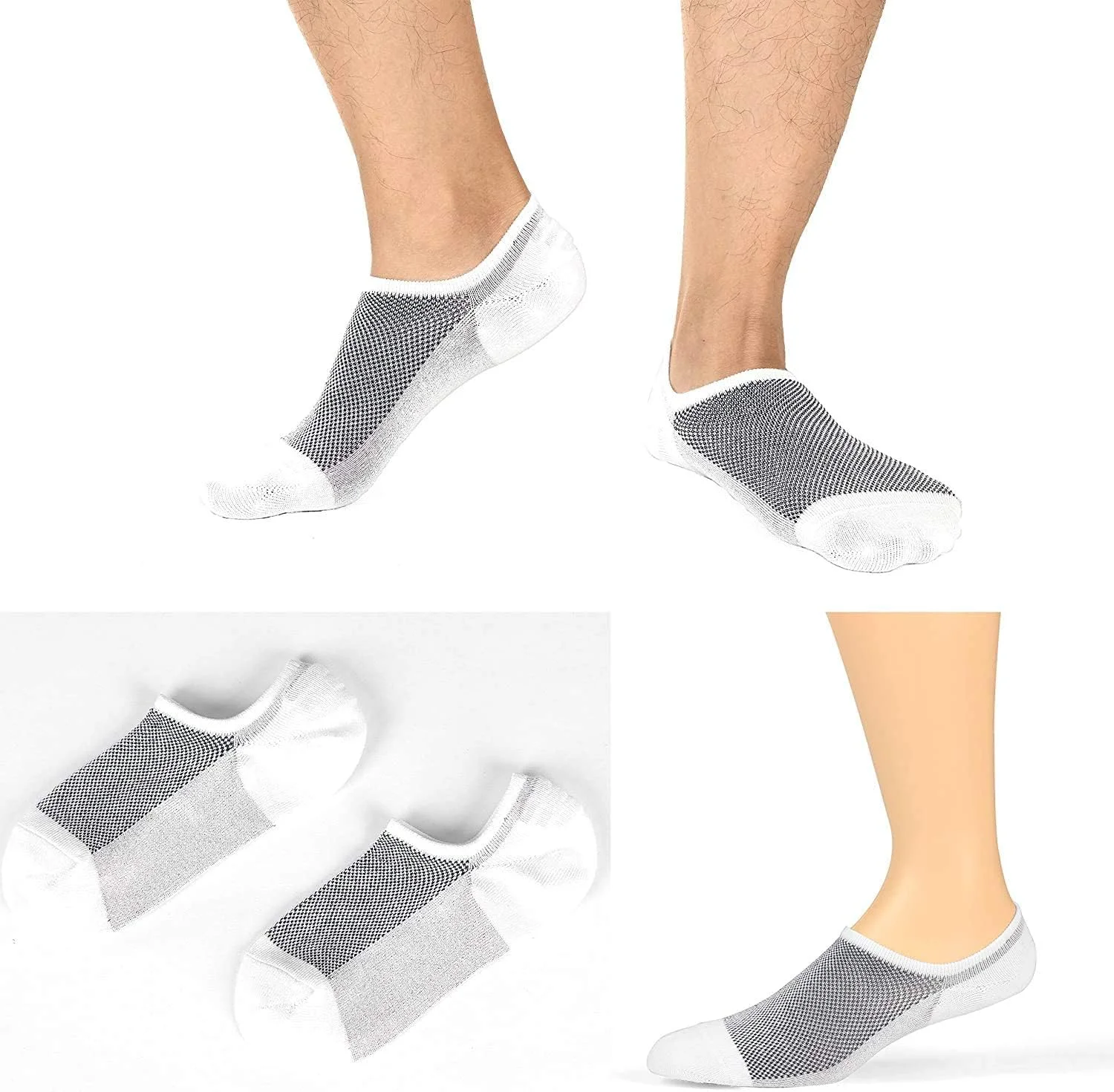 جوراب ورزشی مچی مردانه، بسته 6 جفتی سایز 43-48، جوراب نخی ساق کوتاه ورزشی، جوراب قایقی نامرئی ضد لغزش برای دویدن، باشگاه و راحتی روزانه (طراحی یونیسکس) جوراب ورزشی مچی مردانه، بسته 6 جفتی سایز 43-48، جوراب نخی ساق کوتاه ورزشی، جوراب قایقی نامرئی ضد لغزش برای دویدن، باشگاه و راحتی روزانه (طراحی یونیسکس)