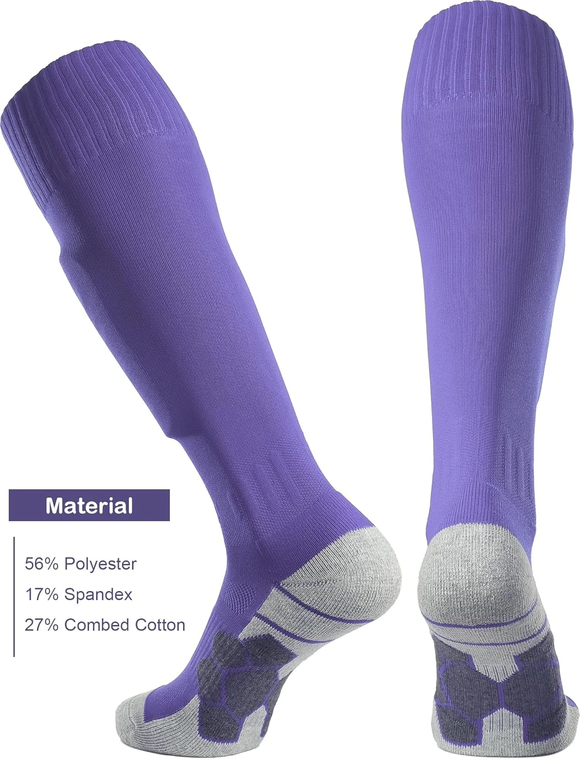 جوراب های ساق بلند ورزشی آپتِزول (بسته های 1/3/5 تایی) جوراب های ضخیم مناسب ورزش های تیمی برای کودکان، نوجوانان و بزرگسالان