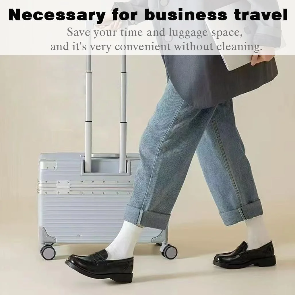 آوین 5 جفت جوراب یکبار مصرف زنانه و مردانه، جوراب های نخی نازک و تنفسی برای مسافرت، جوراب های کشی بدون نیاز به شستشو، جوراب های ساق متوسط نرم و راحت برای استفاده روزانه، ورزش، کار آوین 5 جفت جوراب یکبار مصرف زنانه و مردانه، جوراب های نخی نازک و تنفسی برای مسافرت، جوراب های کشی بدون نیاز به شستشو، جوراب های ساق متوسط نرم و راحت برای استفاده روزانه، ورزش، کار