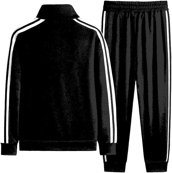 Aoleaky ست لباس ورزشی مردانه 2 تکه شامل سویشرت و شلوار ورزشی مناسب دویدن، ورزش و استفاده روزمره