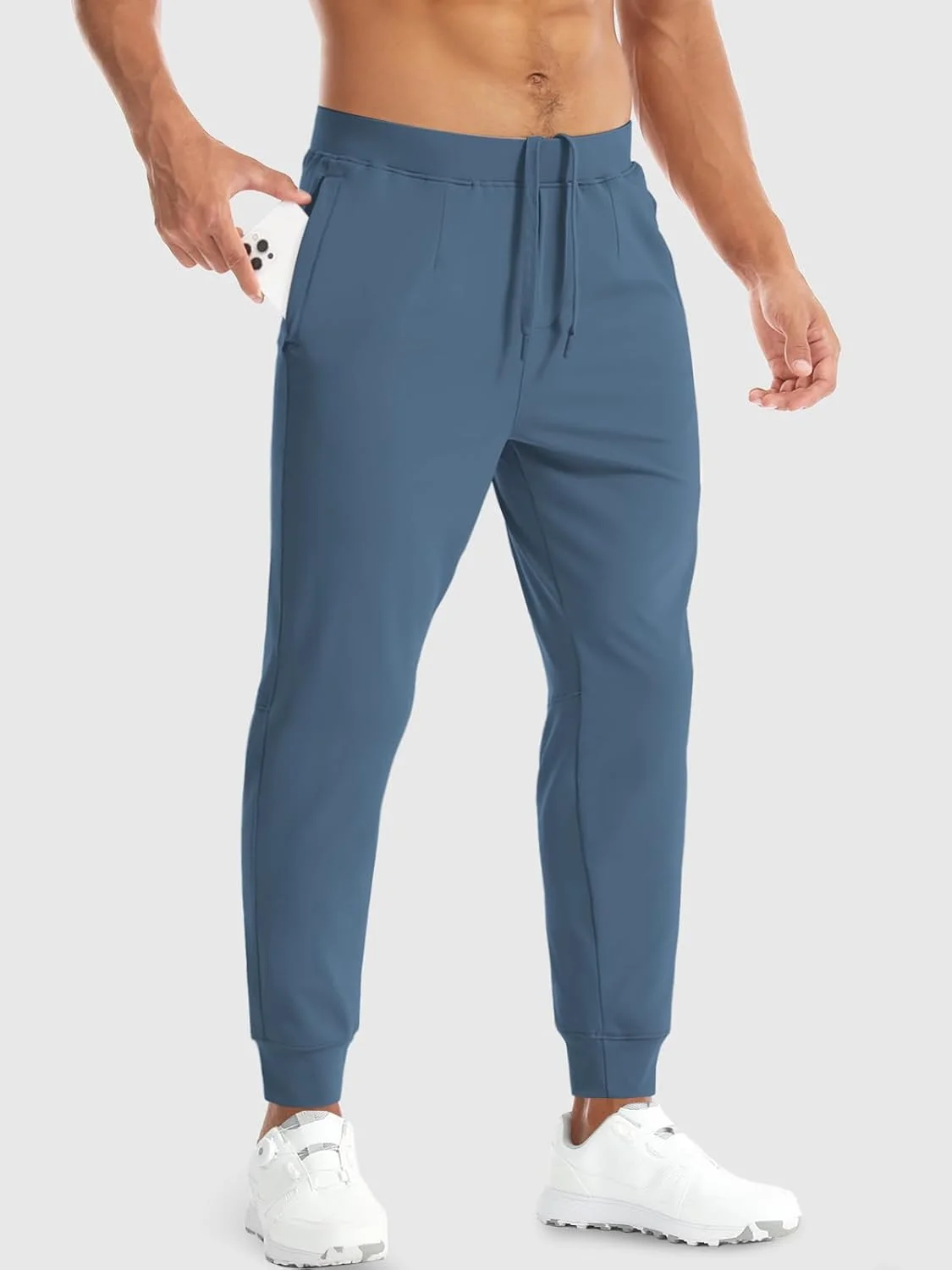 شلوار جاگر مردانه Aolesy با جیب زیپ دار، سبک وزن، کشسان، مناسب ورزش، دویدن و گلف شلوار جاگر مردانه Aolesy با جیب زیپ دار، سبک وزن، کشسان، مناسب ورزش، دویدن و گلف