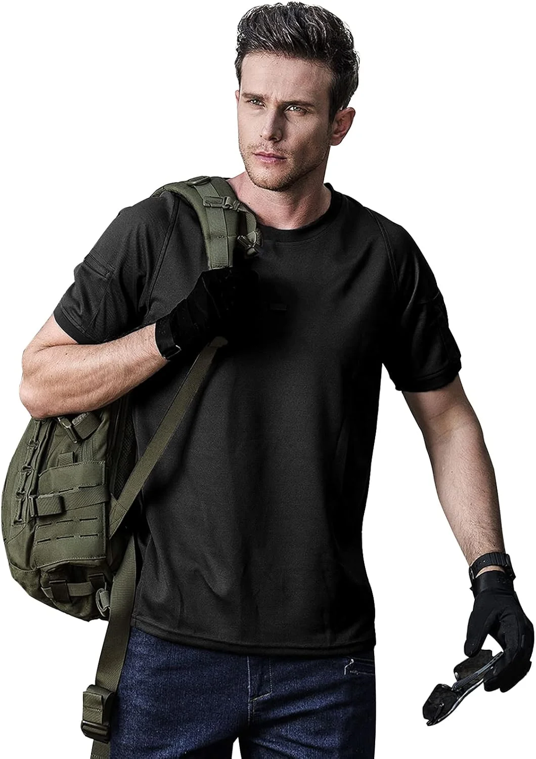 تی شرت آستین کوتاه ورزشی مردانه ANTARCTICA با قابلیت خشک شدن سریع