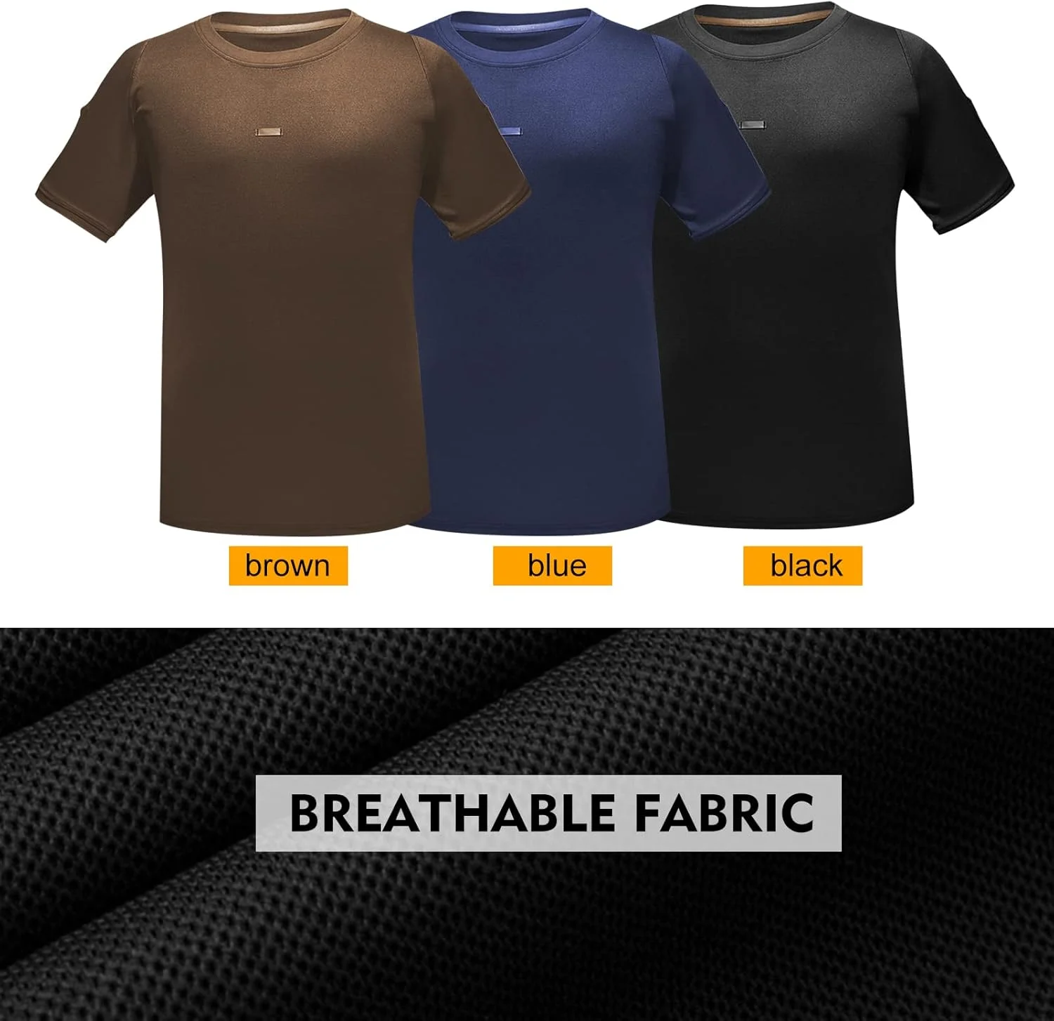 تی شرت آستین کوتاه ورزشی مردانه ANTARCTICA با قابلیت خشک شدن سریع