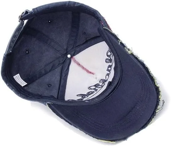 کلاه آفتابگیر ورزشی مردانه Alexvyan Blue Rebel، کلاه بیسبالی تابستانی قابل تنظیم برای گلف، تنیس، کریکت، دوچرخه سواری، دویدن و باشگاه - محافظت در برابر اشعه ماوراء بنفش خورشید