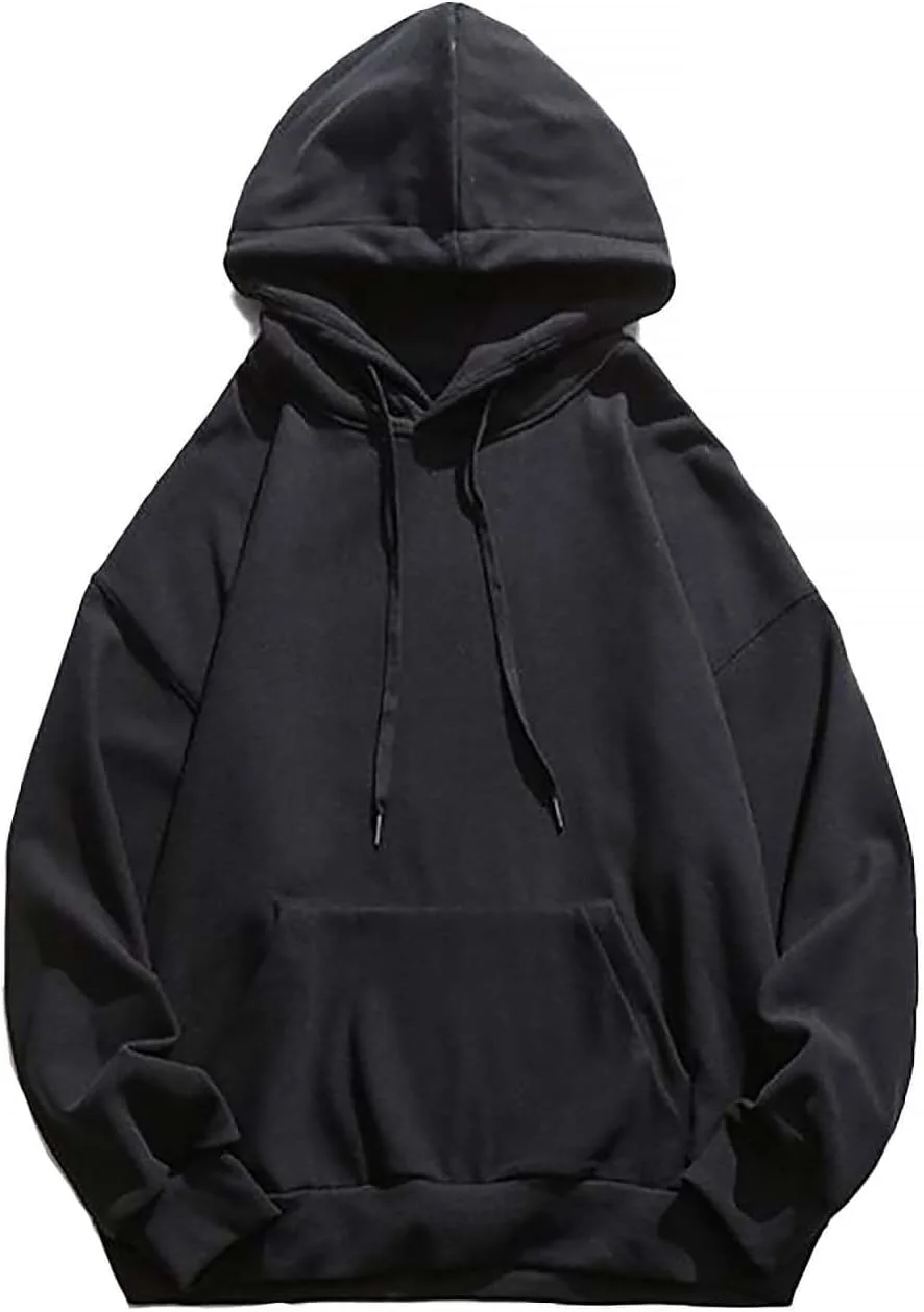 هودی مردانه آکیف. هودی ساده مردانه پنبه ای نرم (مشکی، XXXL)