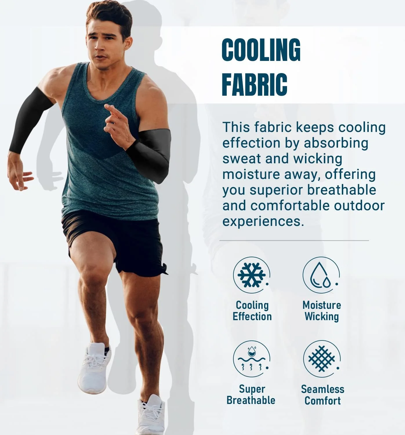 آستین های محافظ آفتاب آخوند دو جفتی - پوشش خالکوبی - آستین های آفتابی برای مردان و زنان برای دوچرخه سواری، دویدن، بسکتبال، فوتبال، گلف، والیبال، رانندگی، مشکی، دو جفت، یک سایز