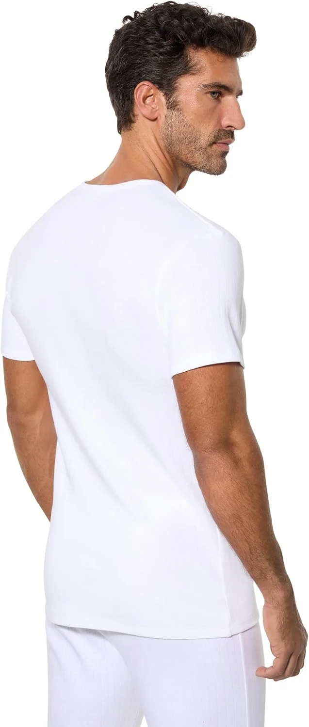 تاپ آستین کوتاه مردانه پنبه ای حرارتی مناسب فصل زمستان