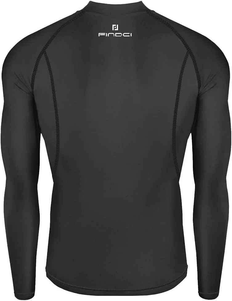 ست تیشرت آستین بلند و شلوار مردانه ورزشی فشاری 1Bests مناسب باشگاه و تمرین، خشک‌شونده سریع