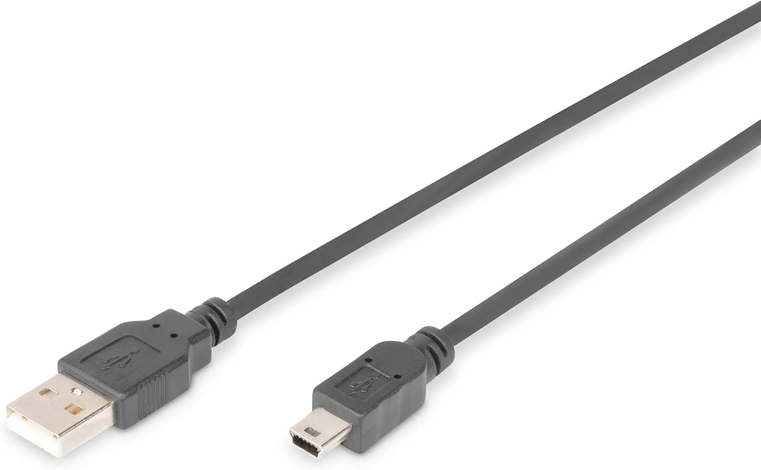 کابل USB 2.0 دیجی توس – 1 متر – USB A به مینی B (5 پین) – 480 مگابیت بر ثانیه – کابل اتصال برای کامپیوتر، لپ تاپ، دوربین ها یا هاب ها – بسته بندی پلی بگ – مشکی
