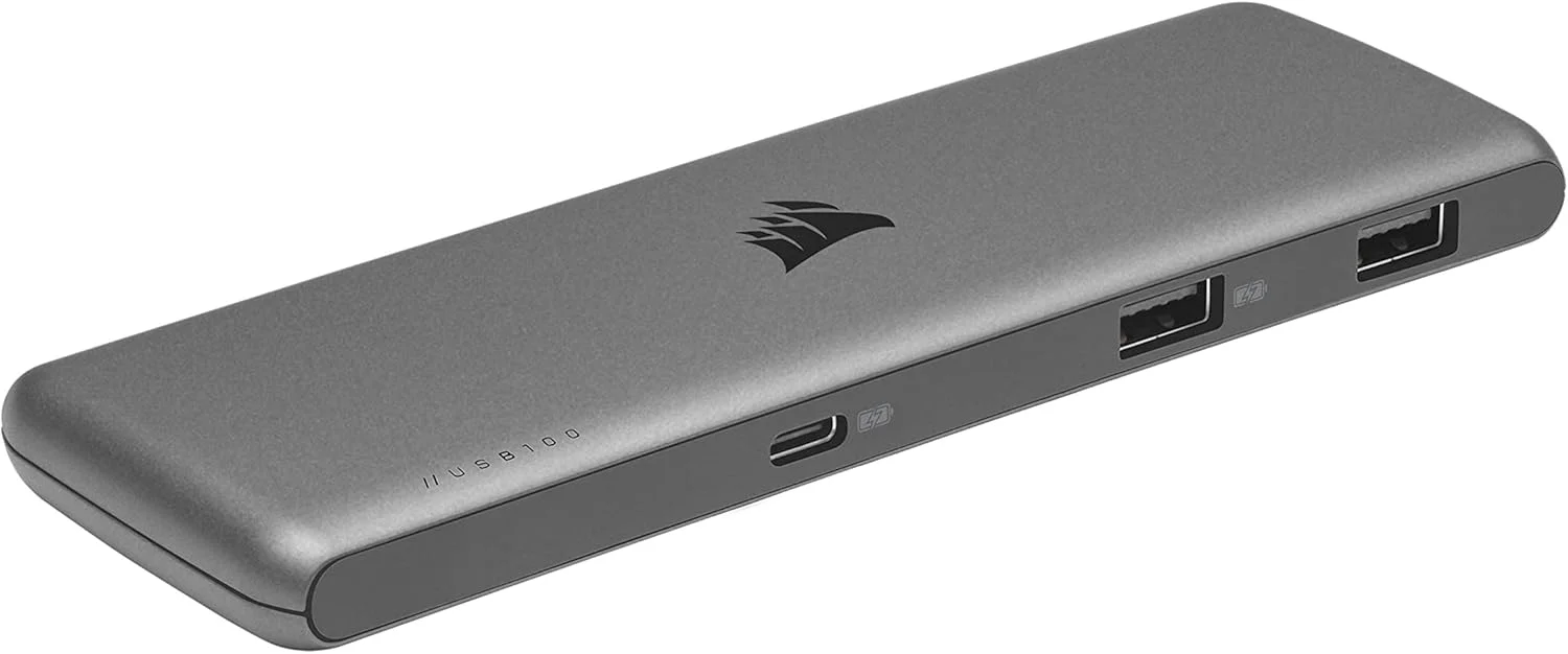 هاب USB 3.2 Gen 1 (3.1 Gen 1) Type-C 5000 Mbit/S مشکی کرسیر مدل CU-9000003-EU