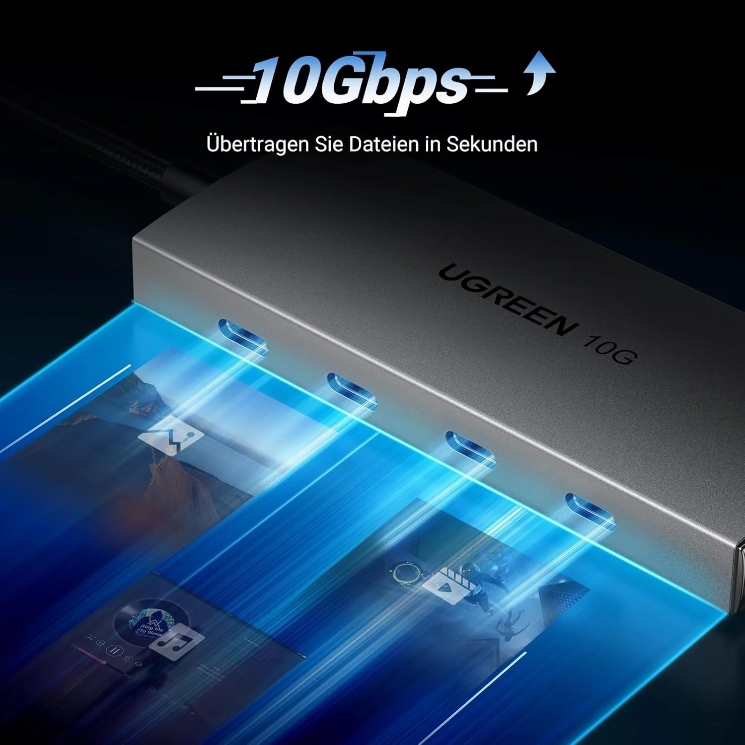 هاب USB C یوگرین 10 گیگابیت بر ثانیه، آداپتور با 4 پورت USB C 3.2، اسپلیتر چند پورت پرسرعت برای سری آیفون 17، سری گلکسی S25، مکبوک، آیمک، آیپد، کرومبوک و غیره - تصویر 3 هاب USB C یوگرین 10 گیگابیت بر ثانیه، آداپتور با 4 پورت USB C 3.2، اسپلیتر چند پورت پرسرعت برای سری آیفون 17، سری گلکسی S25، مکبوک، آیمک، آیپد، کرومبوک و غیره - تصویر 3