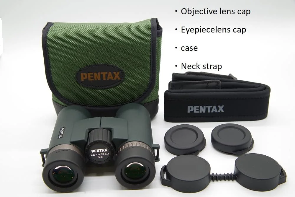 دوربین دوچشمی PENTAX AD 10x32 ED برای مشاهده طبیعت، پوشش چند لایه کامل، ساختار ضد آب دوربین دوچشمی PENTAX AD 10x32 ED برای مشاهده طبیعت، پوشش چند لایه کامل، ساختار ضد آب