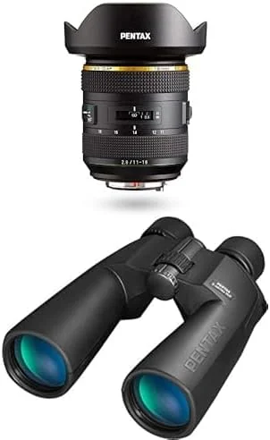 لنز زوم فوق عریض HD PENTAX DA* 11-18mm F2.8ED به همراه دوربین دوچشمی SP 20x60 WP