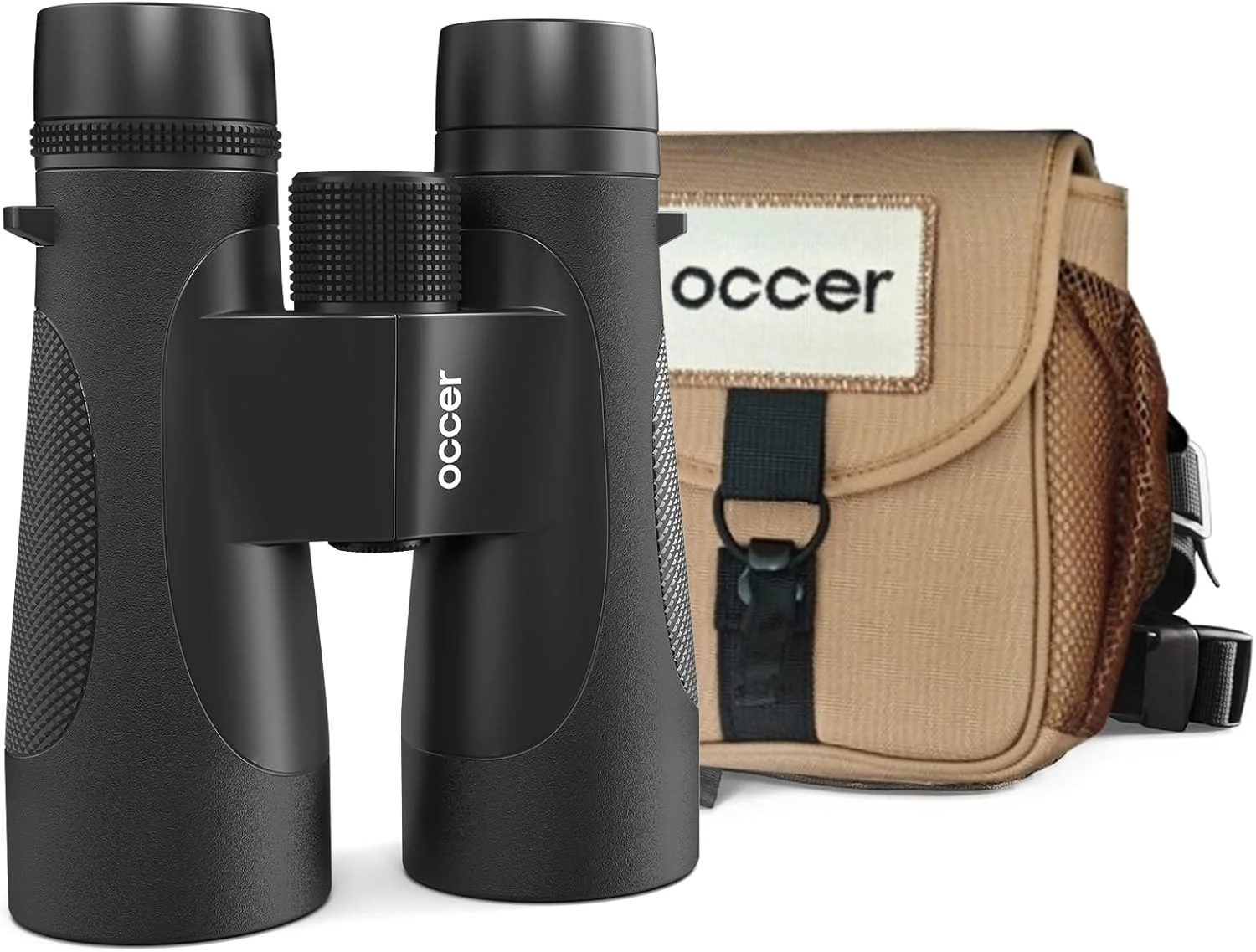 دوربین دوچشمی 12x50 برای بزرگسالان، ضد آب IPX7، ضد مه و ضد ضربه، دوربین دوچشمی UHD با روکش لاستیکی و بند سینه ای برای شکار، تماشای پرندگان، کشتی تفریحی و پیاده روی