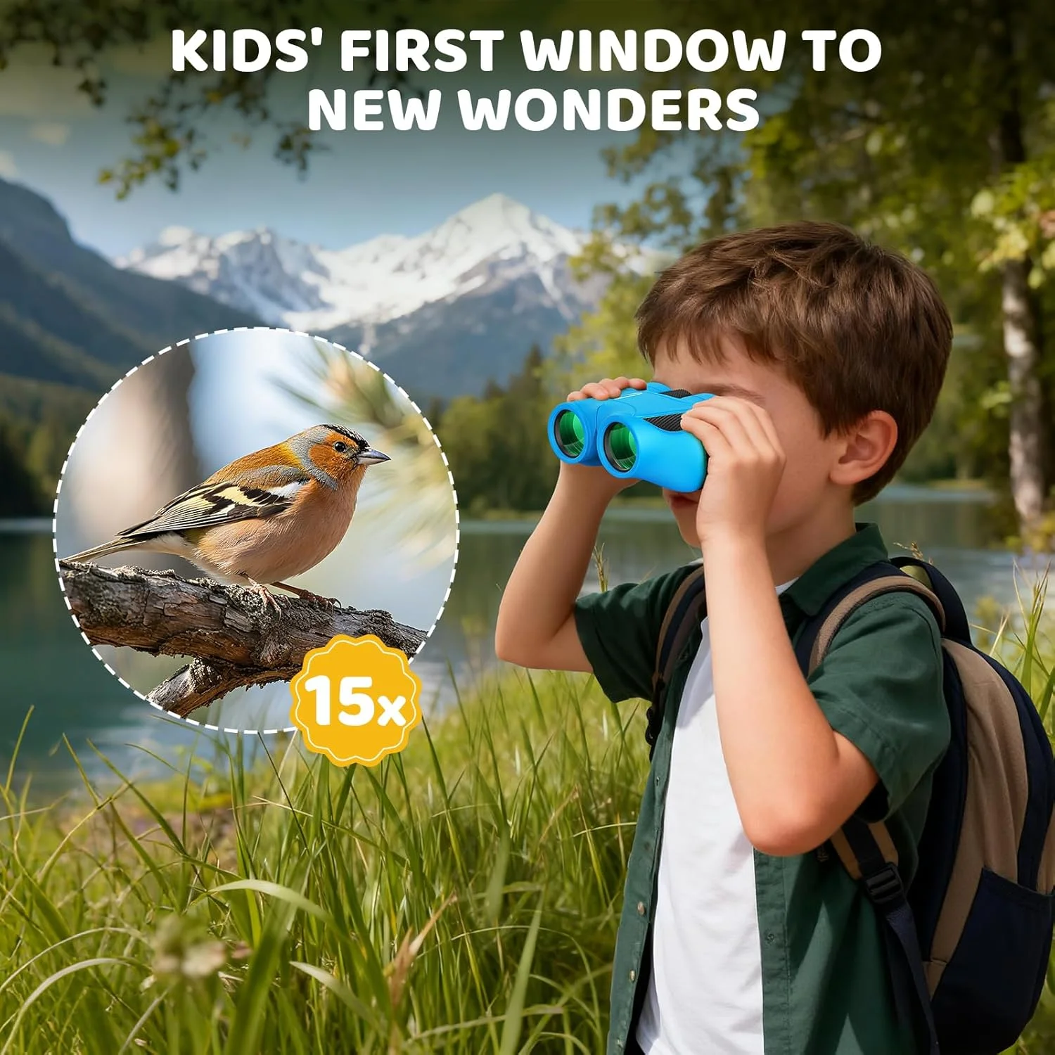 دوربین دوچشمی کوچک 15x25 Aurosports برای کودکان - دوربین دوچشمی سبک وزن با کیف حمل، راهنمای پرنده نگری برای تماشای پرندگان، پیاده روی، کمپینگ، مسافرت، شکار برای پسران و دختران 4-12 ساله (آبی) دوربین دوچشمی کوچک 15x25 Aurosports برای کودکان - دوربین دوچشمی سبک وزن با کیف حمل، راهنمای پرنده نگری برای تماشای پرندگان، پیاده روی، کمپینگ، مسافرت، شکار برای پسران و دختران 4-12 ساله (آبی)