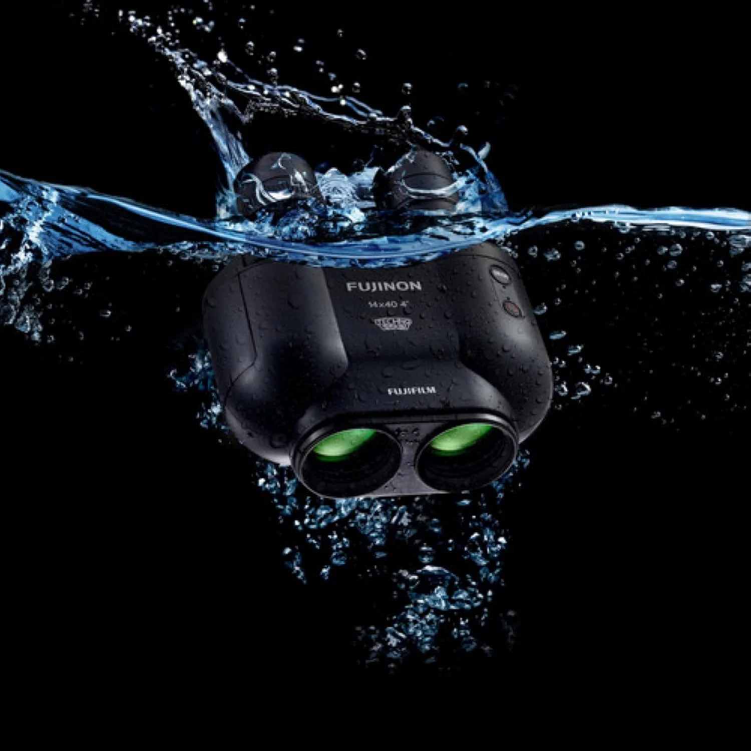 دوربین دوچشمی تثبیت کننده فوجی فیلم TS-X 1440 Techno Stabi به همراه بند شناور ضد آب دوربین (زرد) (2 تکه)