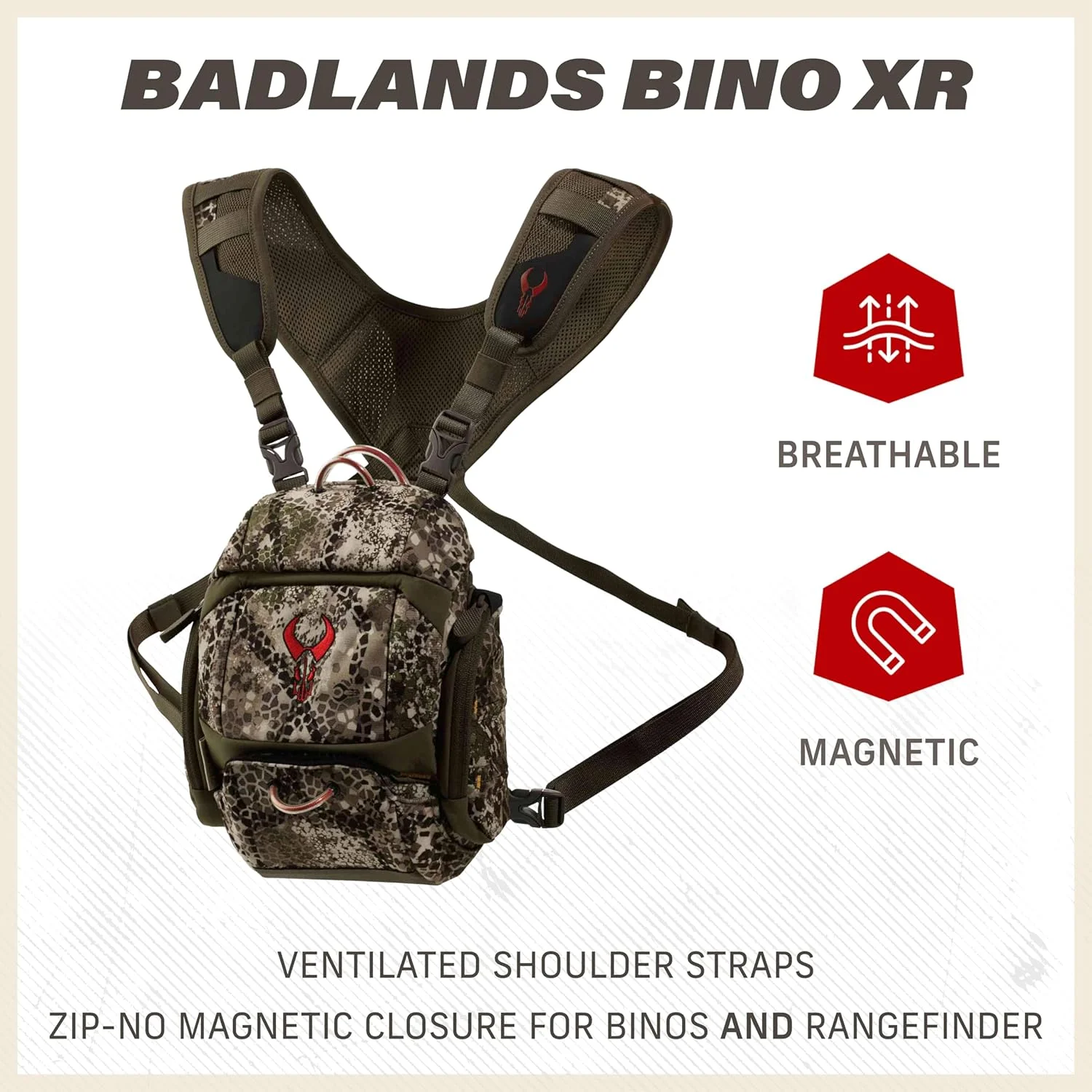 کیف دوربین دوچشمی و مسافت یاب Badlands Bino XR به همراه هارنس، طرح Approach OG کیف دوربین دوچشمی و مسافت یاب Badlands Bino XR به همراه هارنس، طرح Approach OG