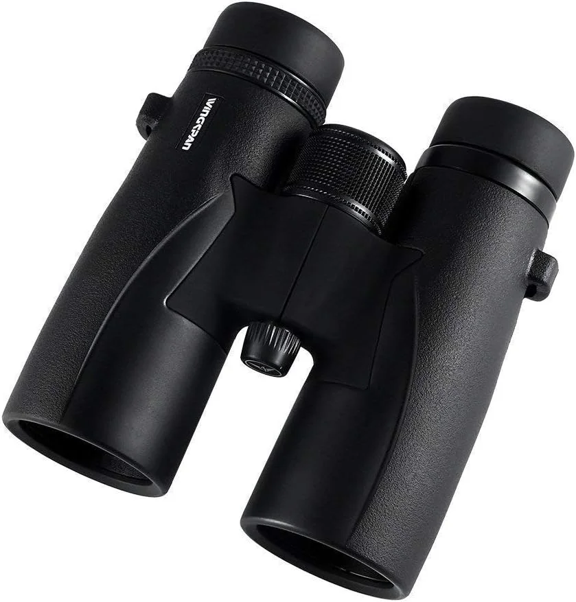 دوربین دوچشمی 8X42 Wingspan Optics Skyview Ultra HD برای تماشای پرندگان با شیشه ED. ضد آب، میدان دید گسترده، فوکوس نزدیک. تماشای پرندگان بهتر و روشن تر را در Ultra HD تجربه کنید