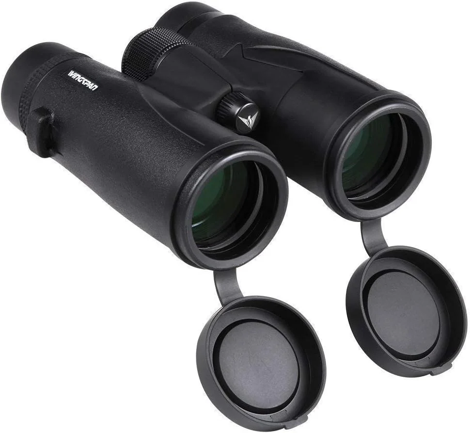 دوربین دوچشمی 8X42 Wingspan Optics Skyview Ultra HD برای تماشای پرندگان با شیشه ED. ضد آب، میدان دید گسترده، فوکوس نزدیک. تماشای پرندگان بهتر و روشن تر را در Ultra HD تجربه کنید