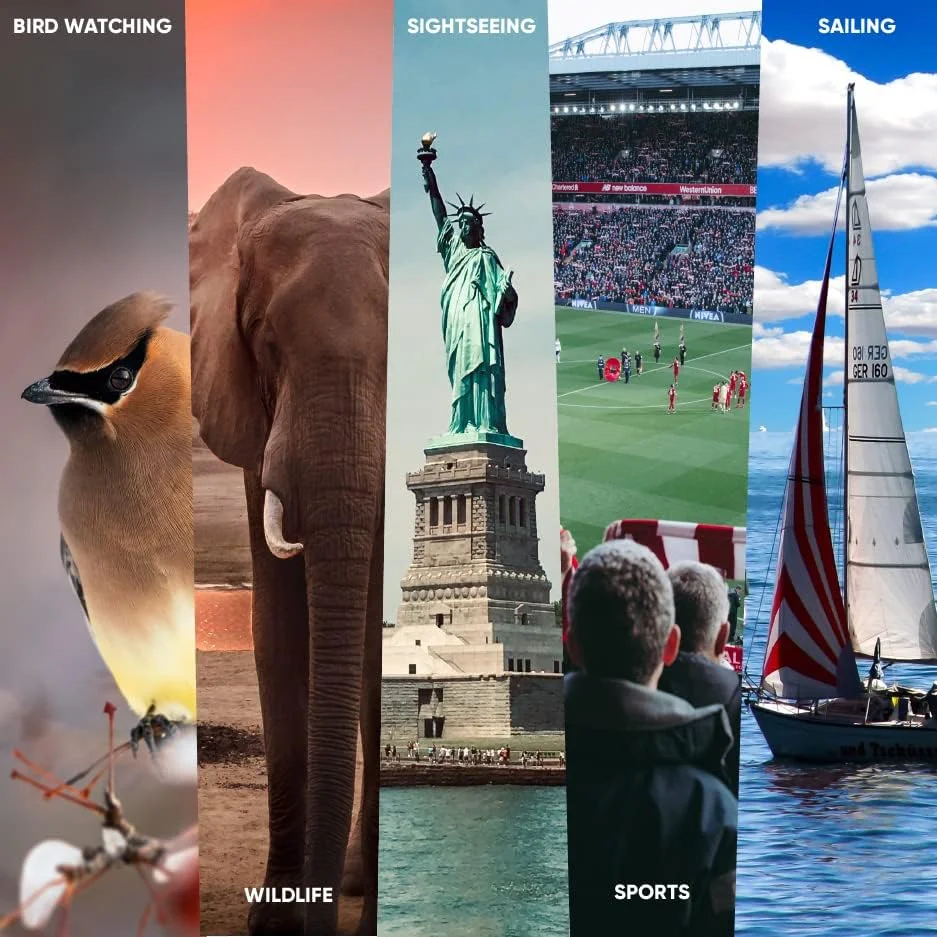 دوربین دوچشمی پراکتیکا فالکون 7x50mm با منشور Porro، روکش لاستیکی، مشکی، CDFN750BK