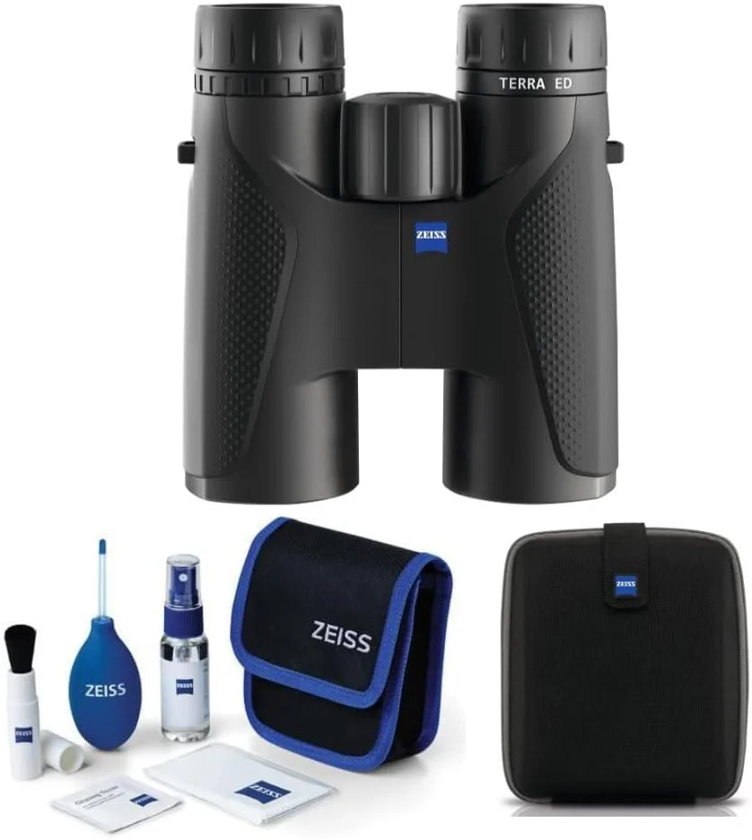 دوربین دوچشمی زایس 8x42 Terra ED (مشکی) به همراه بسته کیت تمیز کننده لنز زایس