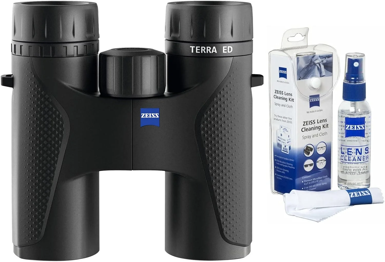 دوربین شکاری زایس Terra ED 10x32 (مشکی) به همراه کیت تمیز کننده زایس (2 تکه)