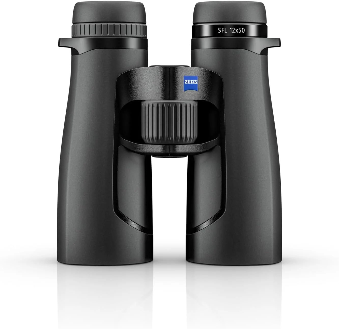 دوربین دوچشمی زایس SFL سبک وزن، جمع و جور، ضد آب، شیشه با پوشش وضوح فوق العاده بالا برای تماشای پرندگان و شکار در نور کم و مشاهده حیات وحش با SmartFocus، مشکی (12x50)