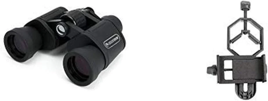 دوربین دوچشمی پوررو سلسترون UpClose G2 8x40 مدل 71252 به همراه آداپتور پایه تلفن همراه 1.25 اینچی