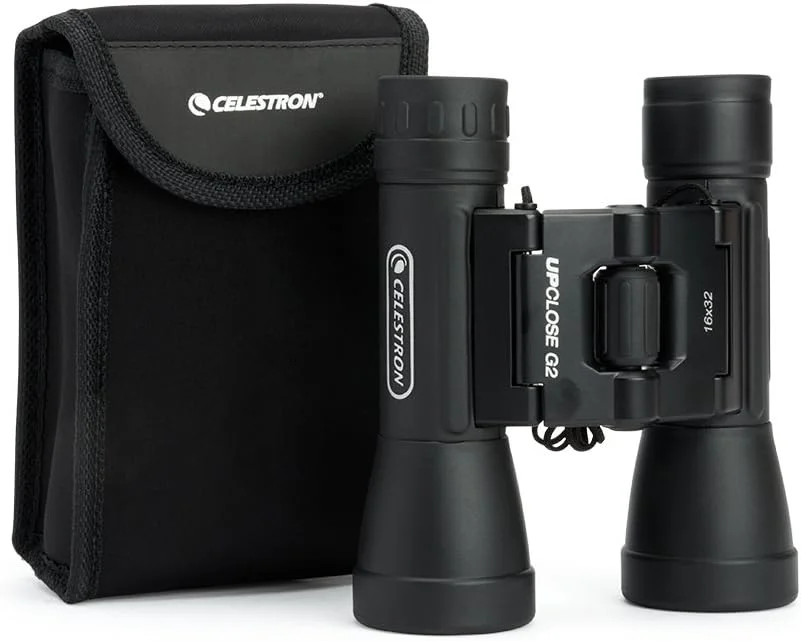 دوربین دوچشمی 16x32 سلسترون مدل UpClose G2 - با پوشش چند لایه اپتیکی برای تماشای پرندگان، حیات وحش، مناظر و فعالیت های خارج از منزل - دوربین دوچشمی منشور سقفی برای مبتدیان - شامل کیف حمل نرم دوربین دوچشمی 16x32 سلسترون مدل UpClose G2 - با پوشش چند لایه اپتیکی برای تماشای پرندگان، حیات وحش، مناظر و فعالیت های خارج از منزل - دوربین دوچشمی منشور سقفی برای مبتدیان - شامل کیف حمل نرم