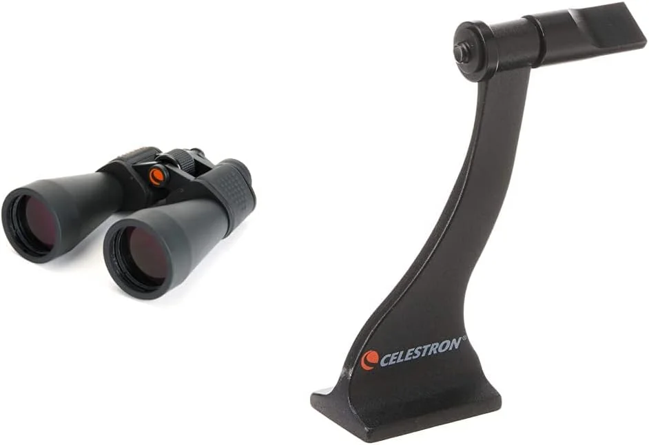 دوربین دوچشمی سلسترون SkyMaster 12x60 به همراه آداپتور سه پایه دوربین دوچشمی سلسترون 93524 (مشکی)