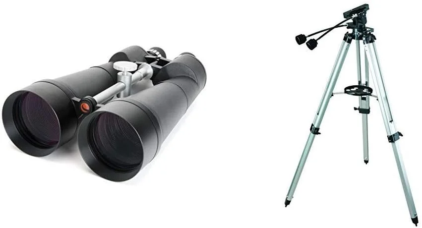 دوربین دوچشمی سلسترون SkyMaster 25X100 ASTRO به همراه کیف حمل لوکس و سه پایه آلت آزیموت سنگین