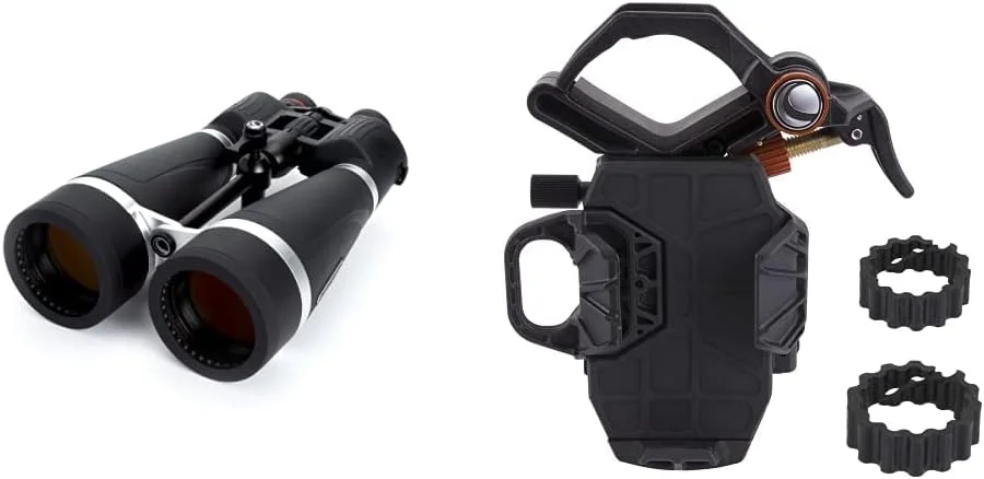 دوربین دوچشمی نجومی سلسترون 20x80 SkyMaster Pro با قدرت بالا به همراه آداپتور جهانی تلفن هوشمند