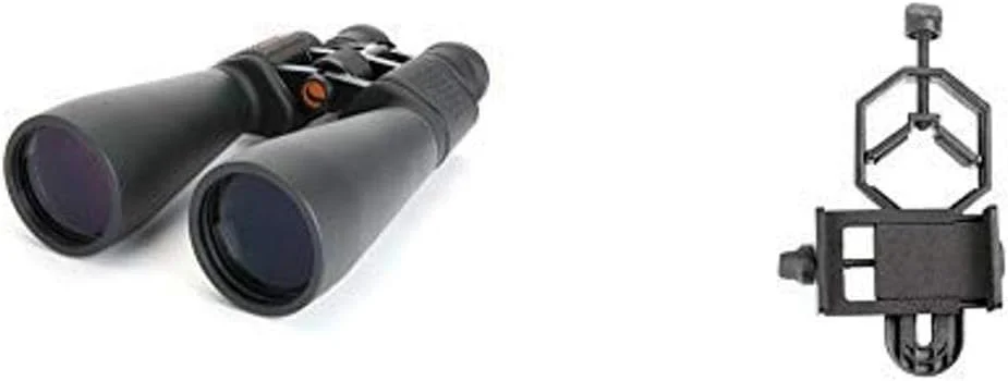 دوربین دوچشمی زوم 15-35x70 سلسترون SkyMaster (71013) به همراه آداپتور پایه تلفن همراه 1.25 اینچی