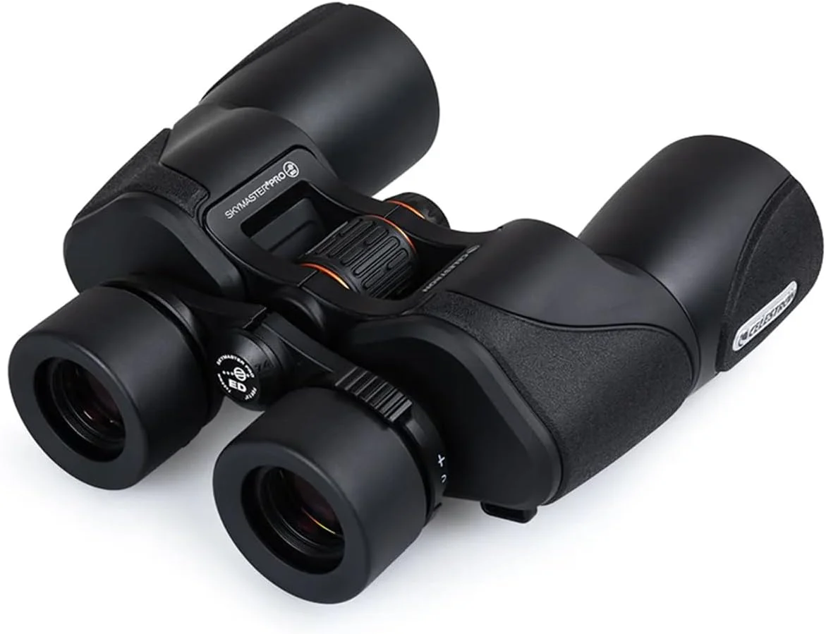 دوربین دوچشمی سلسترون – SkyMaster Pro ED 7x50 – دوربین دوچشمی نجومی با شیشه ED – دیافراگم بزرگ برای مشاهده از راه دور – پوشش XLT چند لایه کامل – آداپتور سه پایه و کیف حمل گنجانده شده است