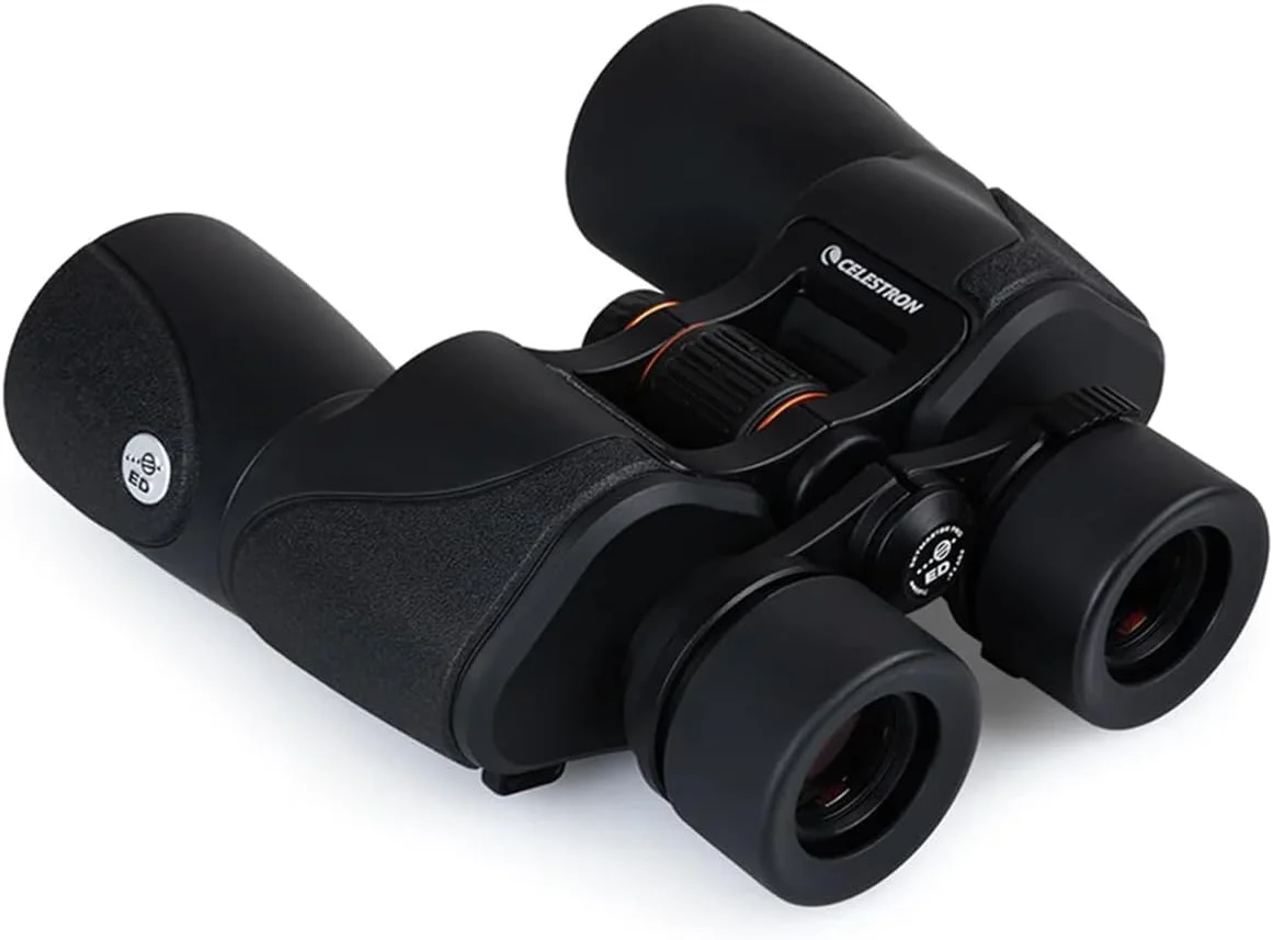دوربین دوچشمی سلسترون – SkyMaster Pro ED 7x50 – دوربین دوچشمی نجومی با شیشه ED – دیافراگم بزرگ برای مشاهده از راه دور – پوشش XLT چند لایه کامل – آداپتور سه پایه و کیف حمل گنجانده شده است