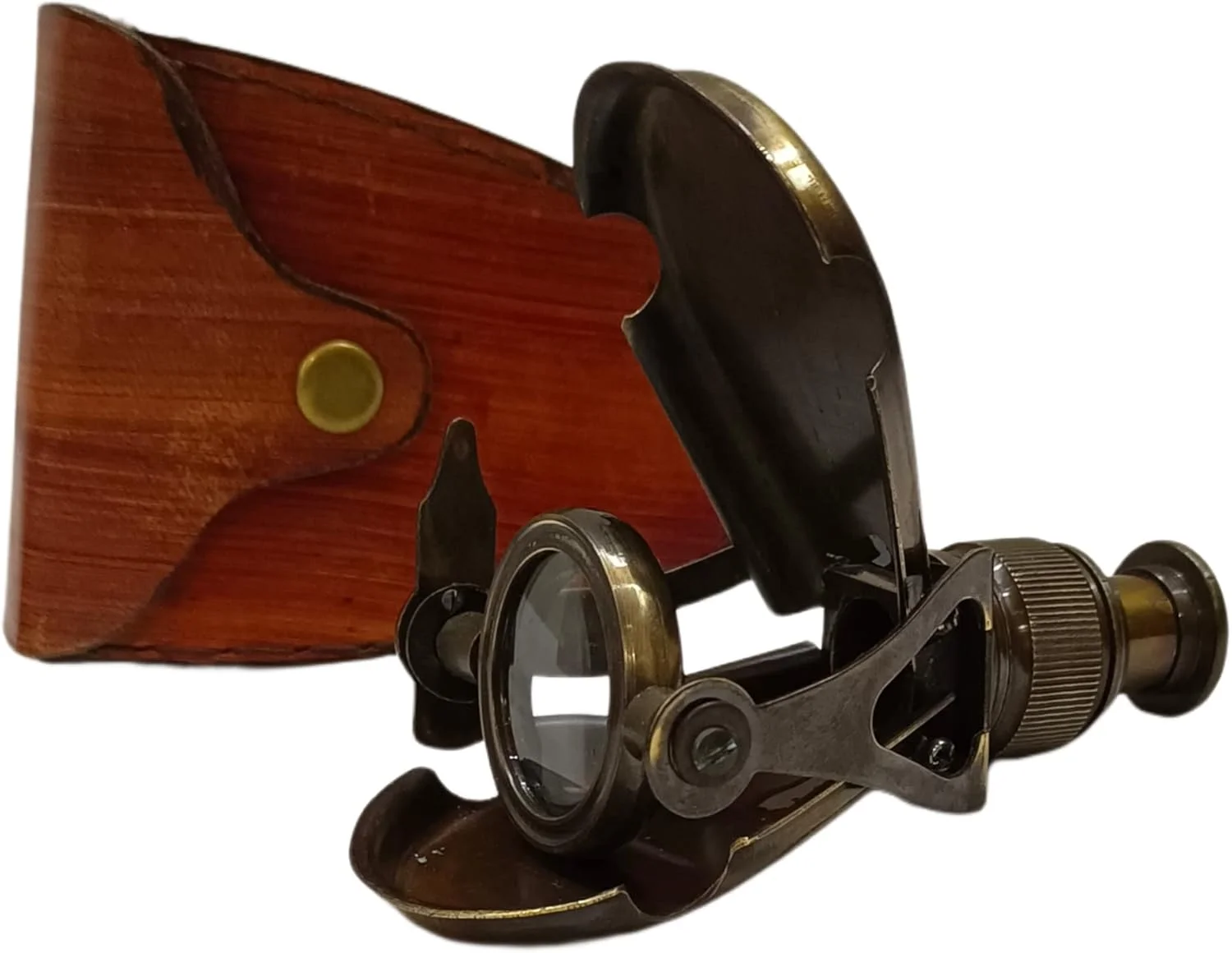 تک چشمی دریایی کوچک برنجی، مدل قدیمی R & J Beck London 1857، طول 5 اینچ (پرداخت عتیقه) تک چشمی دریایی کوچک برنجی، مدل قدیمی R & J Beck London 1857، طول 5 اینچ (پرداخت عتیقه)