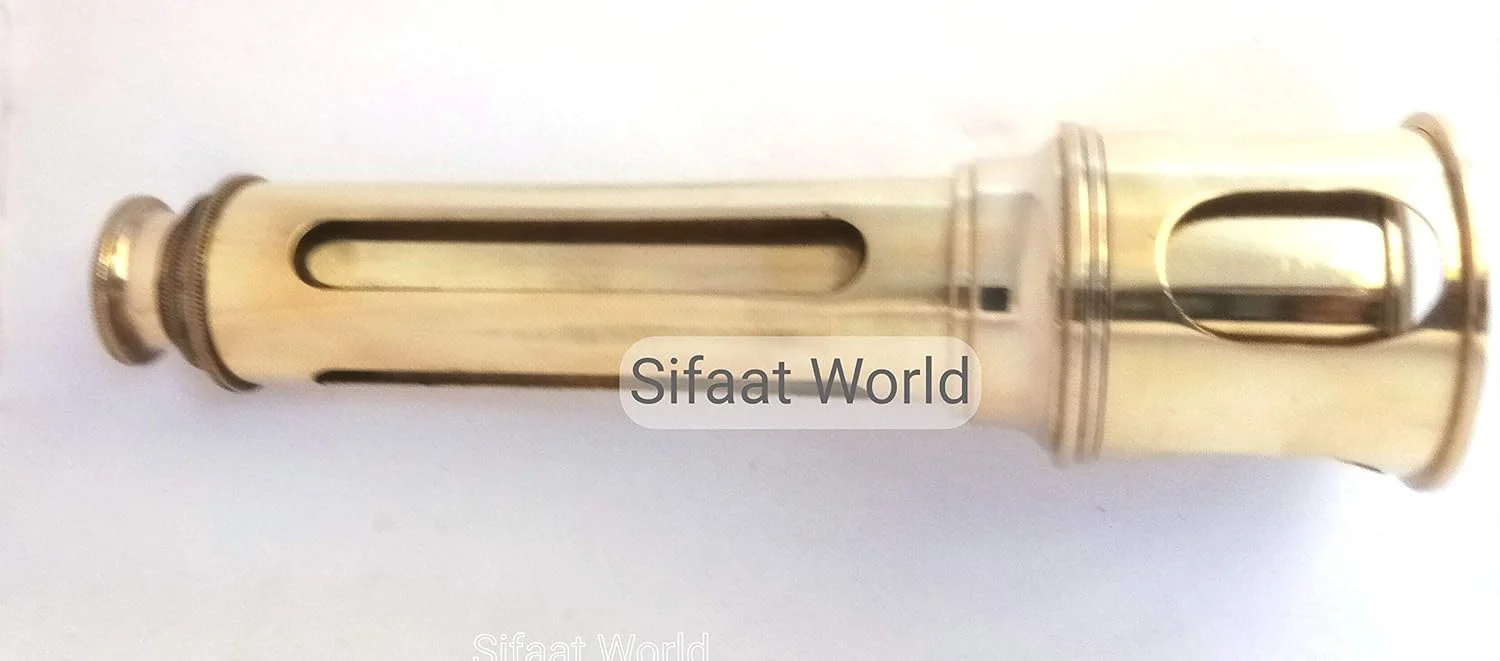 تلسکوپ/دوربین تک چشمی برنجی خالص و براق 16 اینچی (مدل بازسازی شده) از Sifaat World تلسکوپ/دوربین تک چشمی برنجی خالص و براق 16 اینچی (مدل بازسازی شده) از Sifaat World