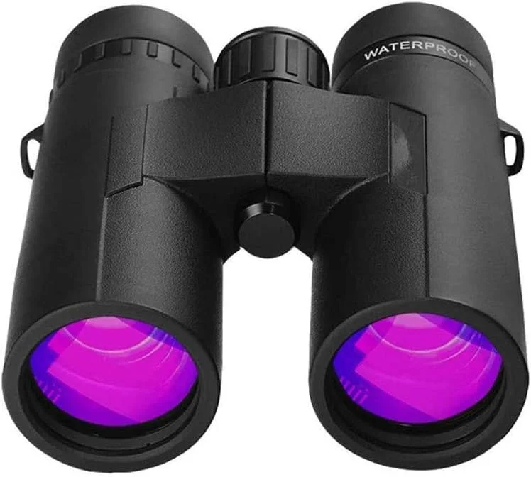 دوربین دوچشمی نظامی 10x42 با قدرت بالا، منشور BAK4 و لنز FMC، دوربین دوچشمی فشرده HD حرفه ای/ضد آب روزانه، تلسکوپ برای بزرگسالان، تماشای پرندگان، مسافرت، شکار، فوتبال