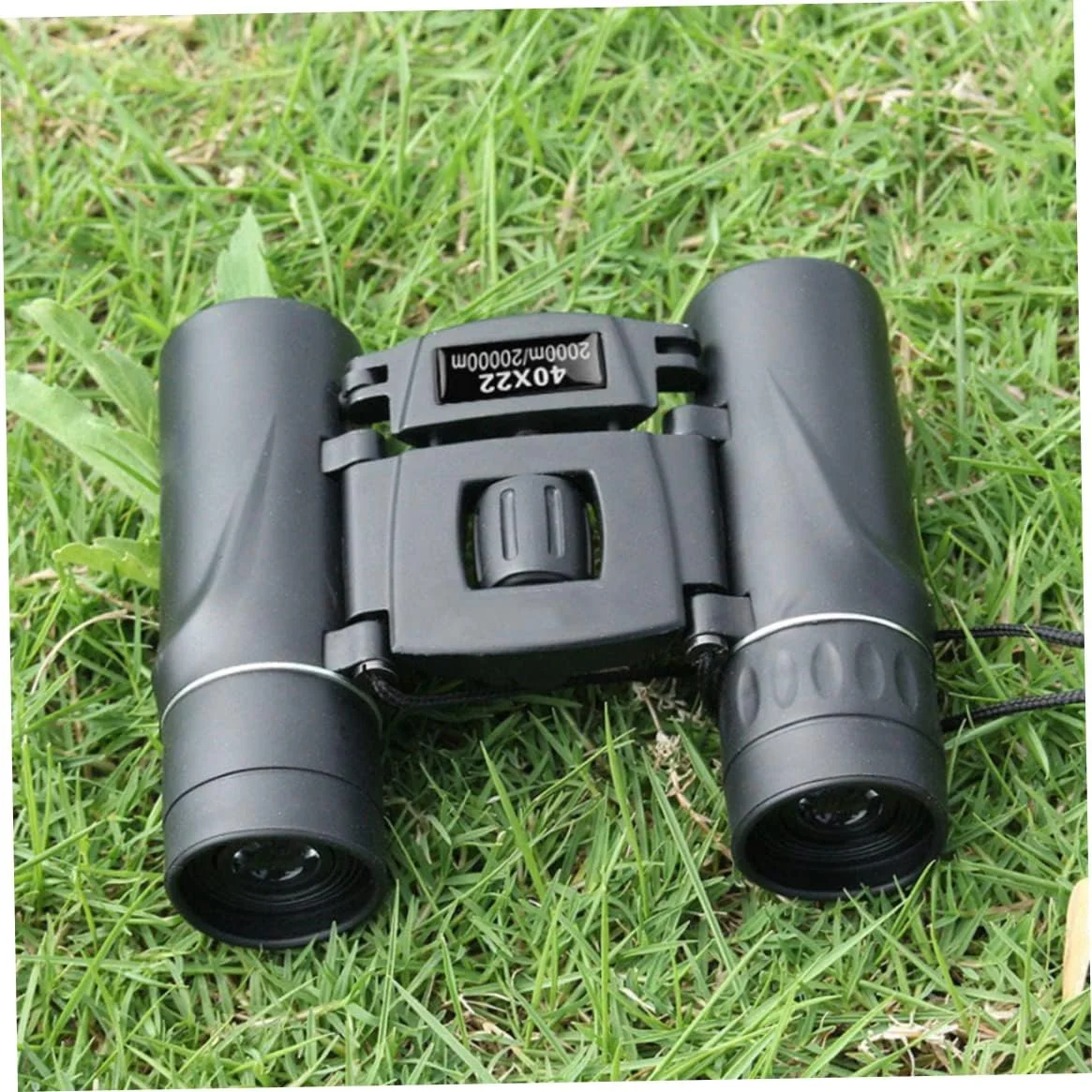 دوربین دوچشمی 40x22 HD با منشور BAK4، تلسکوپ مشکی با برد 2000 متر، تلسکوپ کوچک تاشو