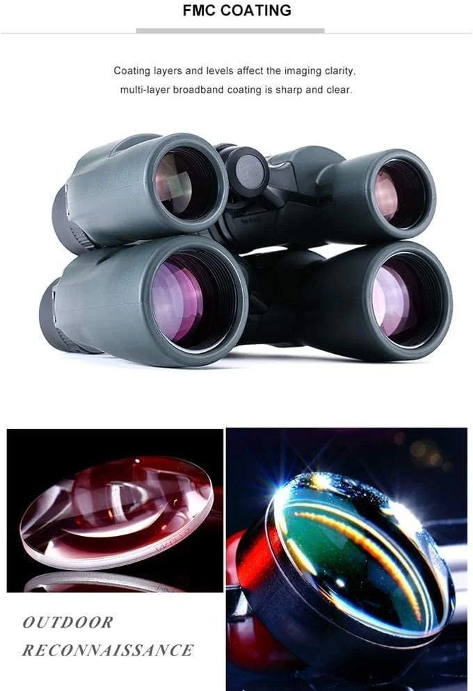 دوربین شکاری ضد آب 8X42/7X30 با بزرگنمایی بالا، مناسب برای مسافرت، پیاده روی، شکار و تماشای پرندگان (اندازه: 7X30)(8X42)