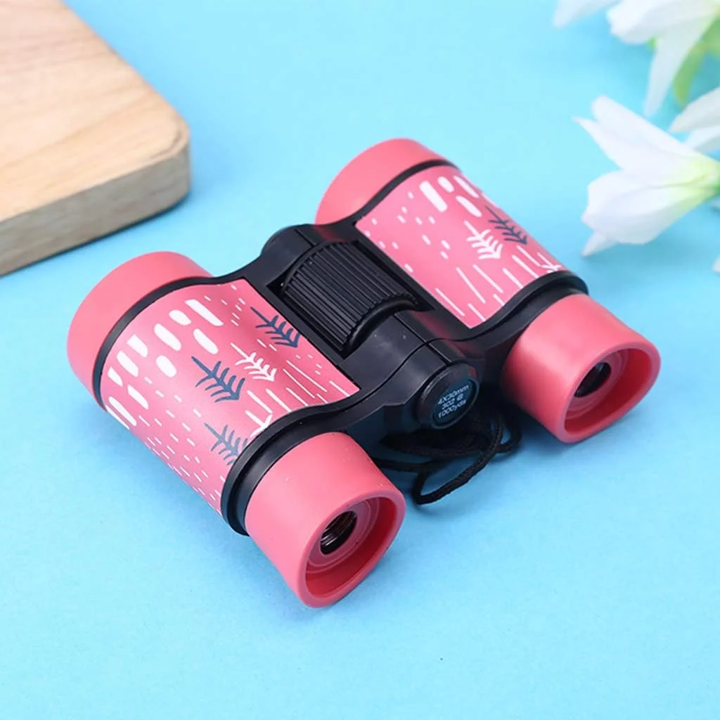 دوربین دوچشمی سبک وزن و رنگارنگ 4x30 با لنزهای اپتیکال مناسب بازی های فضای باز برای کودکان، آبی