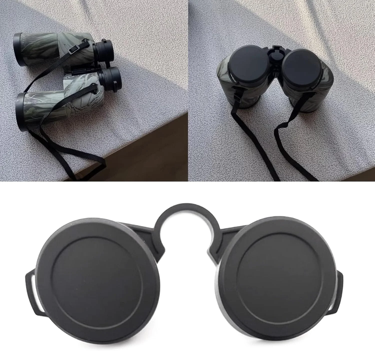 روکش تجهیزات نوری، درپوش لنزهای چشمی دوربین دوچشمی/تک چشمی، محافظ چشم، قطر داخلی 52-55 میلی متر / 61-63 میلی متر