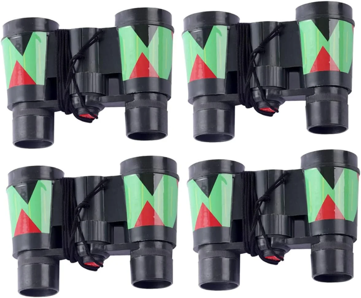 ۴ عدد اسباب بازی دوربین دوچشمی مقاوم در برابر سایش برای پسران و دختران خردسال، اسباب بازی تلسکوپ فضای باز