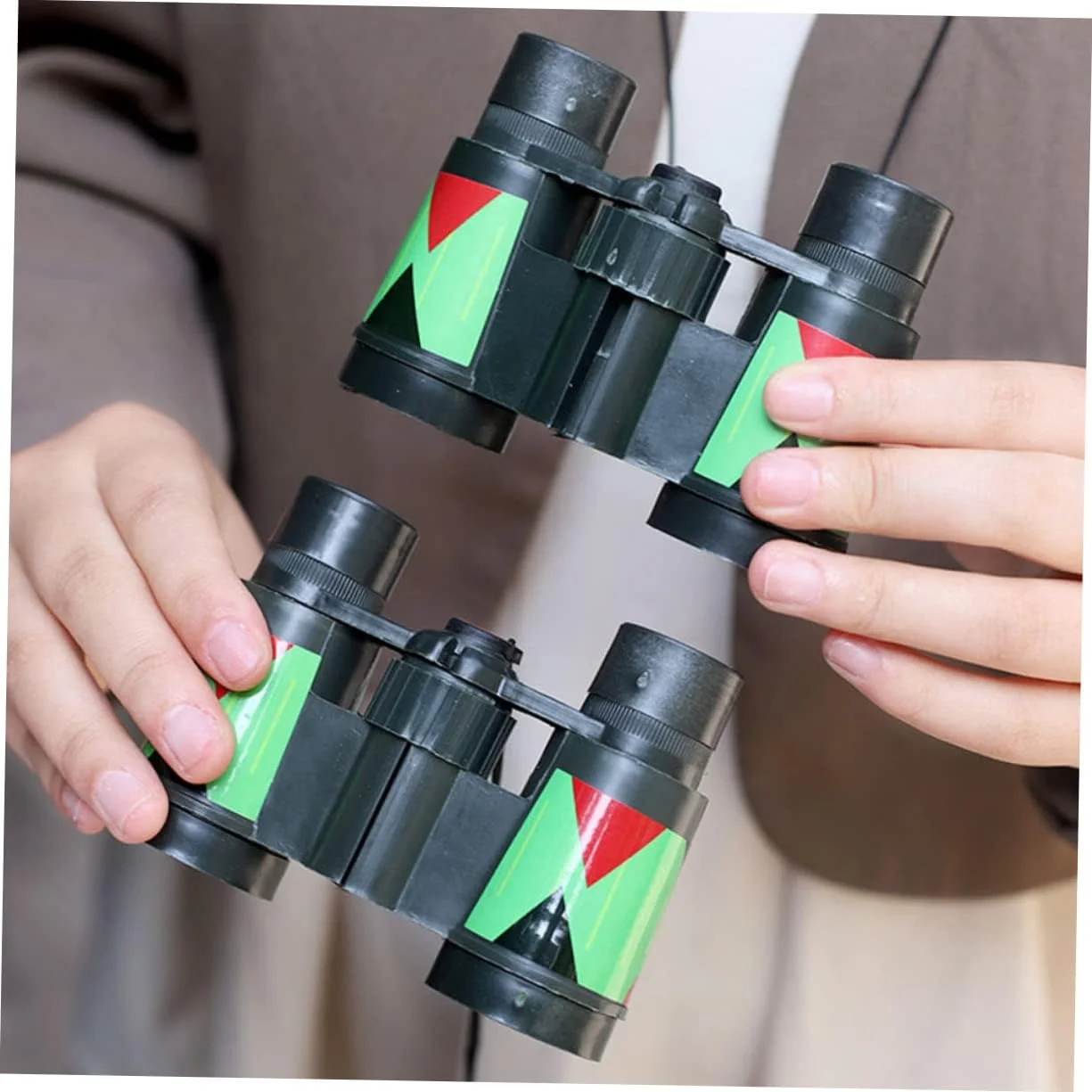 ۴ عدد اسباب بازی دوربین دوچشمی مقاوم در برابر سایش برای پسران و دختران خردسال، اسباب بازی تلسکوپ فضای باز